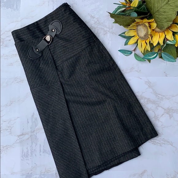 Tristan Black & Grey Midi Skirt, size S - Picture 6 of 6